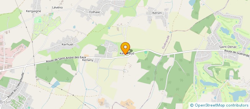 localisation de l'entreprise EDEN 1  GUERANDE