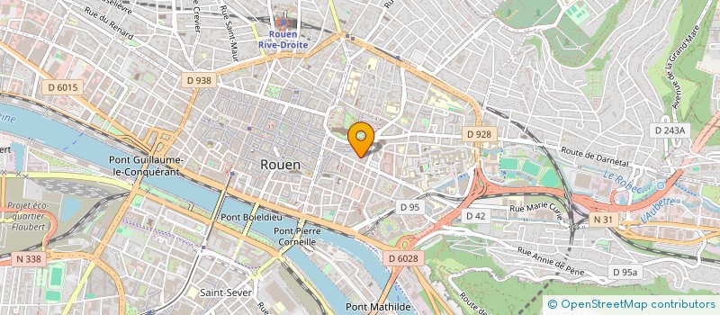 localisation de l'entreprise EDEN 2 à ROUEN