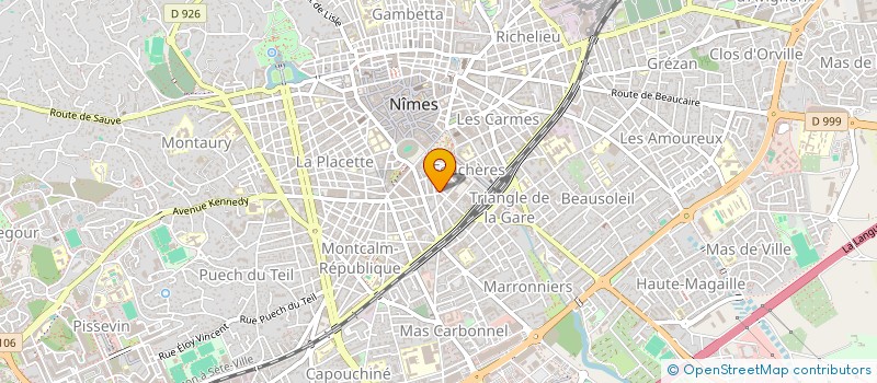 localisation de l'entreprise EDEN  NIMES