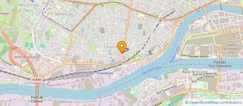 localisation de l'entreprise EDEN à NANTES