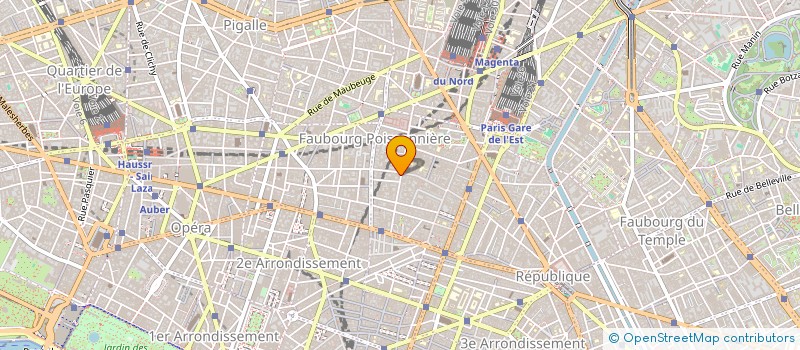 localisation de l'entreprise EDEN à PARIS