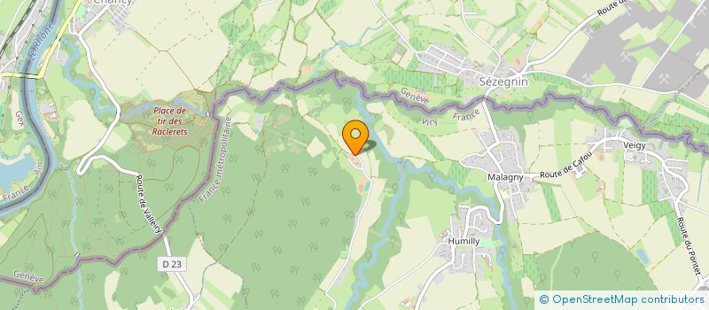 localisation de l'entreprise EDEN  VIRY