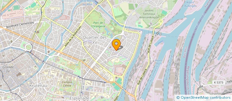 localisation de l'entreprise EDEN à STRASBOURG