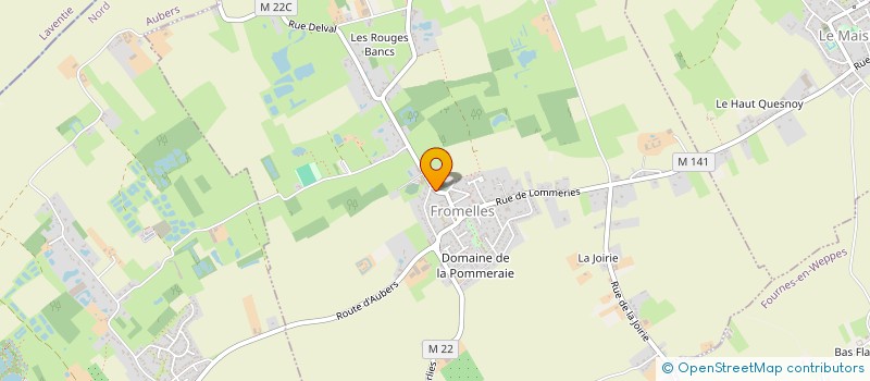 localisation de l'entreprise EDEN à AUBERS