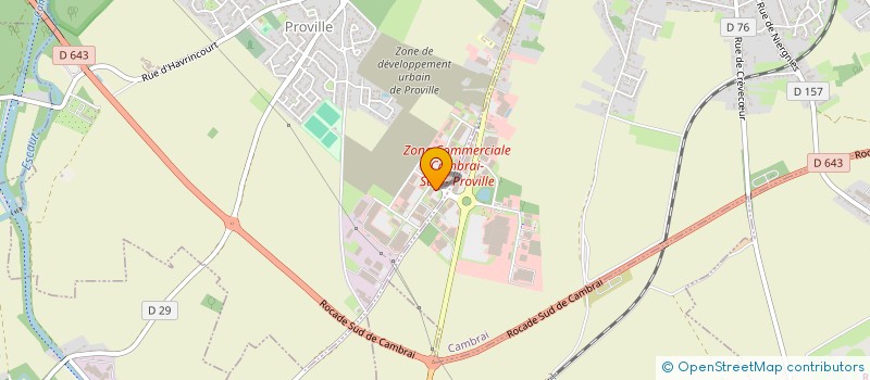 localisation de l'entreprise EDEN  PROVILLE