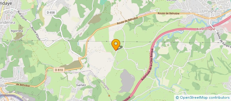 localisation de l'entreprise EDEN  URRUGNE