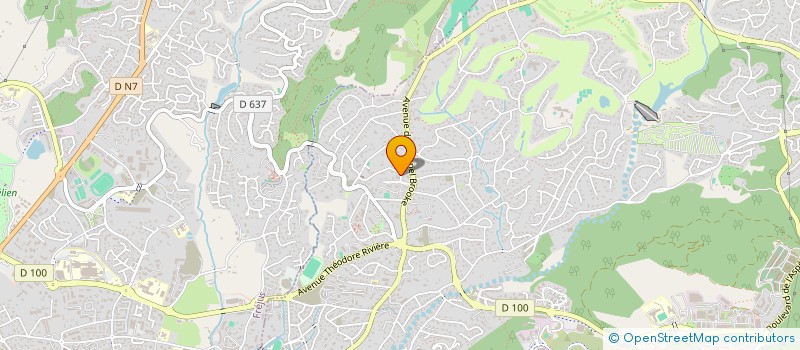 localisation de l'entreprise EDEN  SAINT-RAPHAEL