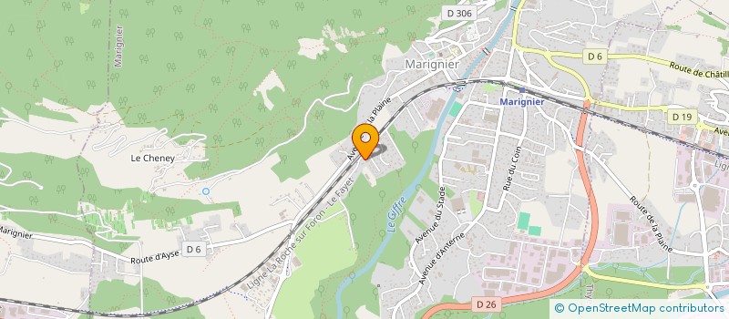 localisation de l'entreprise EDEN'7  MARIGNIER