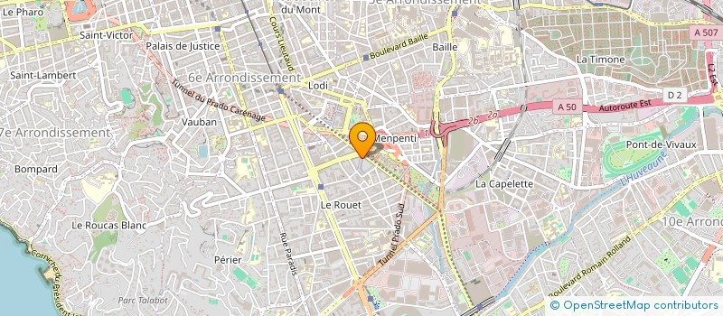 localisation de l'entreprise EDEN à MARSEILLE