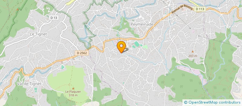 localisation de l'entreprise EDEN  PEYMEINADE