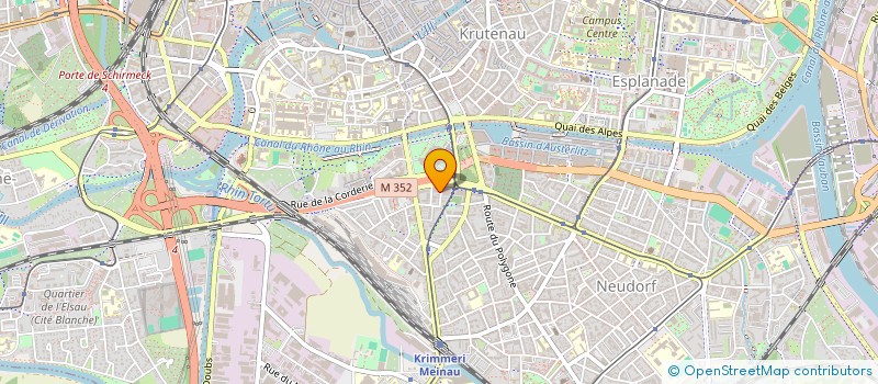 localisation de l'entreprise EDEN à STRASBOURG