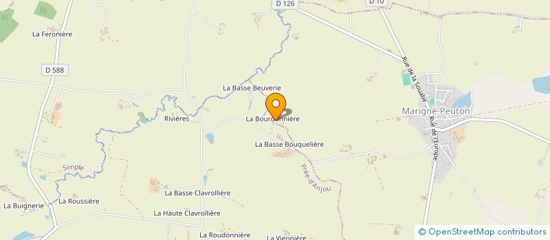 localisation de l'entreprise EDEN  CHATEAU-GONTIER-SUR-MAYENNE