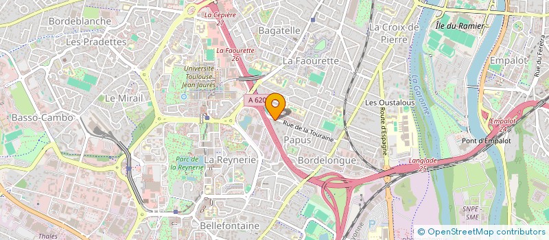 localisation de l'entreprise EDEN à TOULOUSE