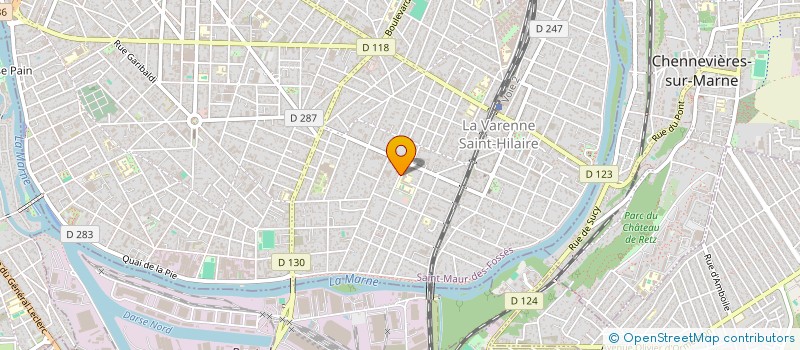 localisation de l'entreprise EDEN à SAINT-MAUR-DES-FOSSES