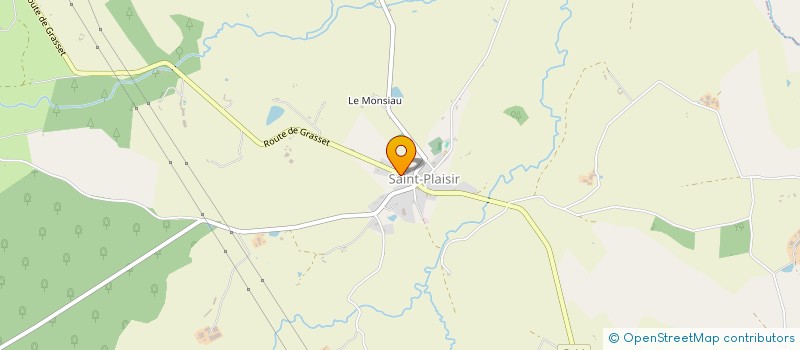 localisation de l'entreprise EDEN à SAINT-PLAISIR
