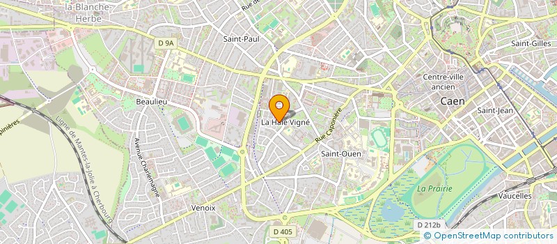 localisation de l'entreprise EDEN à CAEN
