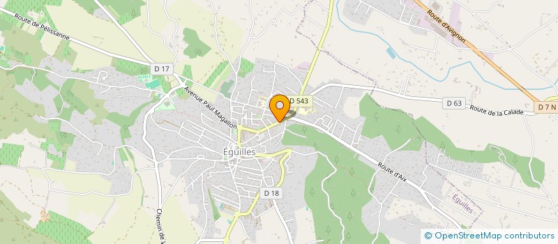 localisation de l'entreprise EDEN à EGUILLES