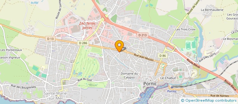 localisation de l'entreprise EDEN à PORNIC