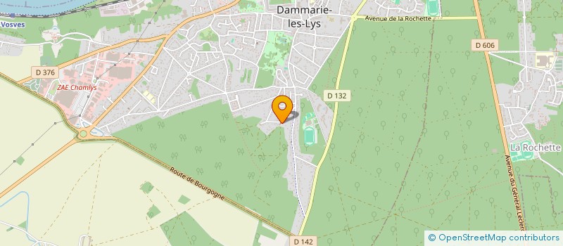 localisation de l'entreprise EDEN à DAMMARIE-LES-LYS
