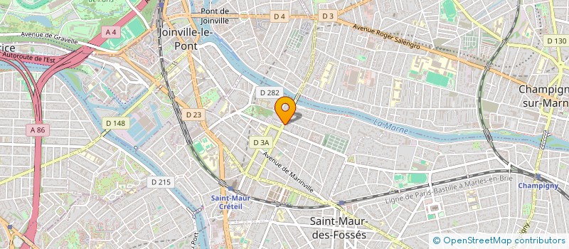 localisation de l'entreprise EDEN à SAINT-MAUR-DES-FOSSES