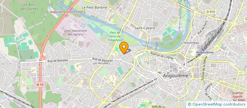 localisation de l'entreprise EDEN à ANGOULEME