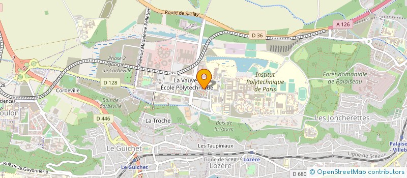 localisation de l'entreprise EDEN à PALAISEAU