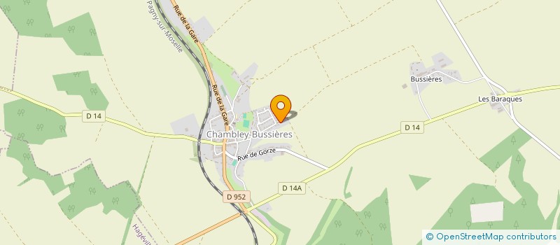 localisation de l'entreprise EDEN  CHAMBLEY-BUSSIERES