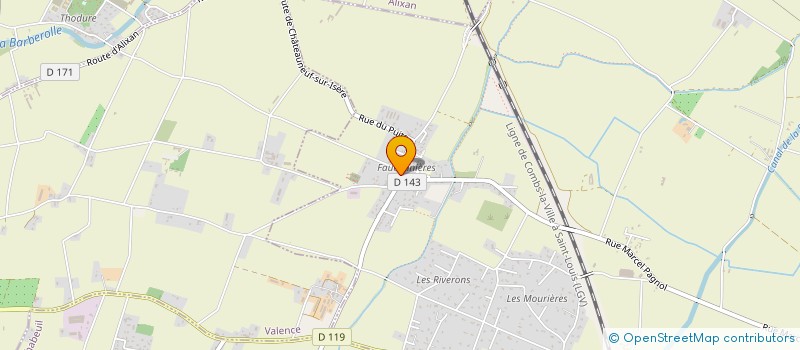 localisation de l'entreprise EDEN  ROMANS-SUR-ISERE