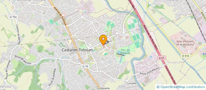 localisation de l'entreprise EDEN  CASTANET-TOLOSAN