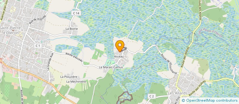 localisation de l'entreprise EDEN  SAINT-PIERRE-D'OLERON