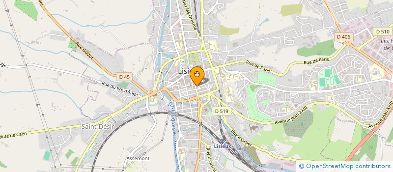 localisation de l'entreprise EDEN  LISIEUX