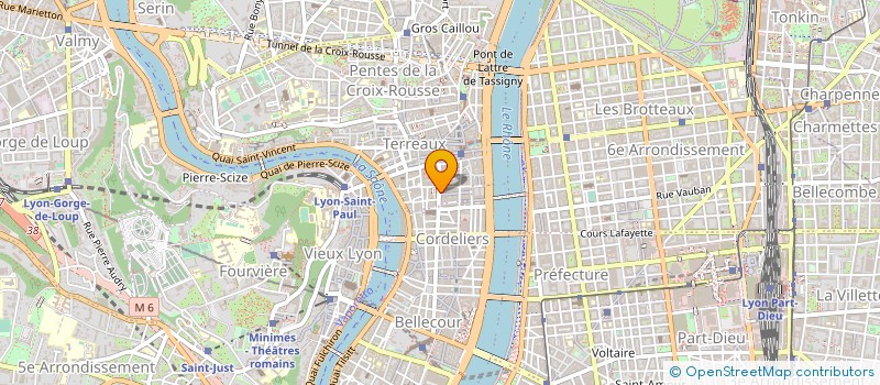 localisation de l'entreprise EDEN à LYON 1ER