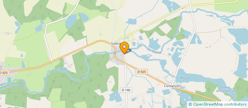 localisation de l'entreprise EDEN à MEZIERES-EN-BRENNE