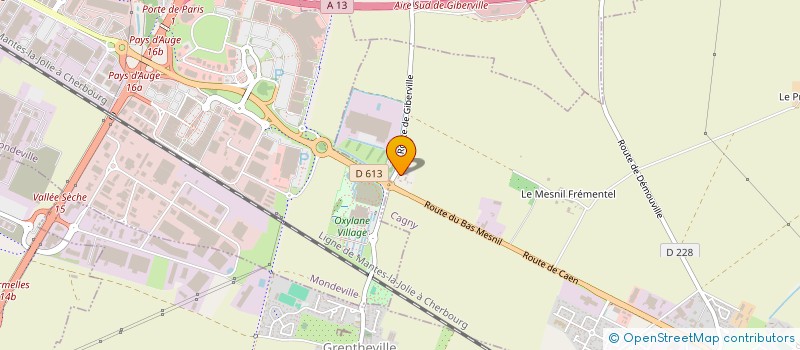 localisation de l'entreprise EDEN  CAGNY