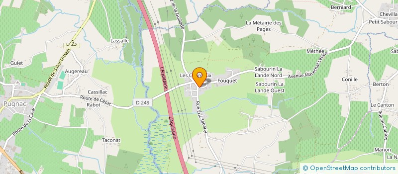 localisation de l'entreprise EDEN  CEZAC