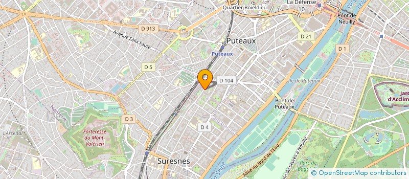 localisation de l'entreprise EDEN AGENCY à SURESNES