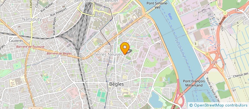 localisation de l'entreprise EDEN ALU à BEGLES