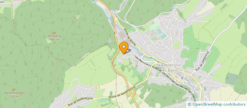 localisation de l'entreprise EDEN AMBULANCE  NIEDERBRONN-LES-BAINS