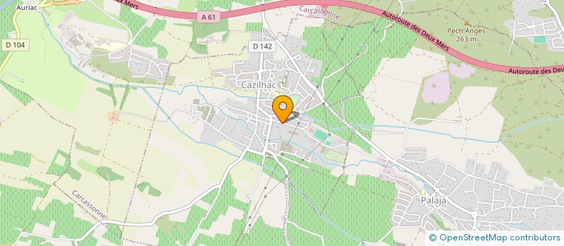 localisation de l'entreprise EDEN ARTS DE CAZILHAC  CAZILHAC