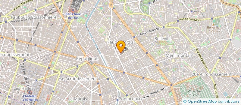localisation de l'entreprise EDEN ARTS GRAPHIQUES à PARIS