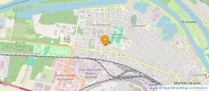 localisation de l'entreprise EDEN AUTO  MANTES-LA-JOLIE