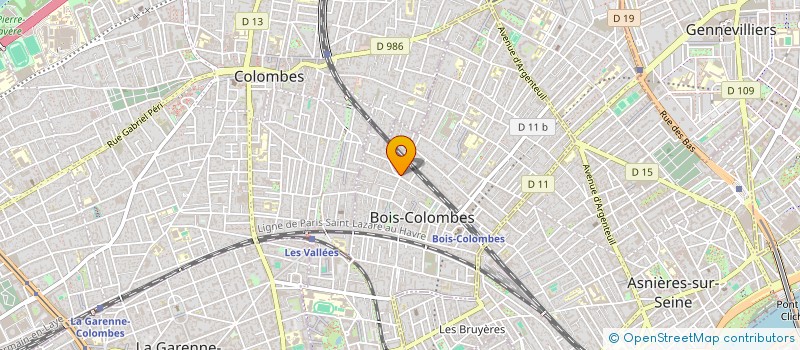 localisation de l'entreprise EDEN AUTO ECOLE à BOIS-COLOMBES