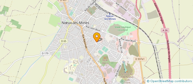 localisation de l'entreprise EDEN AUTOMOBILE  NUX-LES-MINES