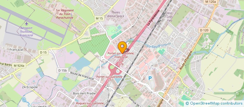 localisation de l'entreprise EDEN AUTOMOBILES  PORTET-SUR-GARONNE