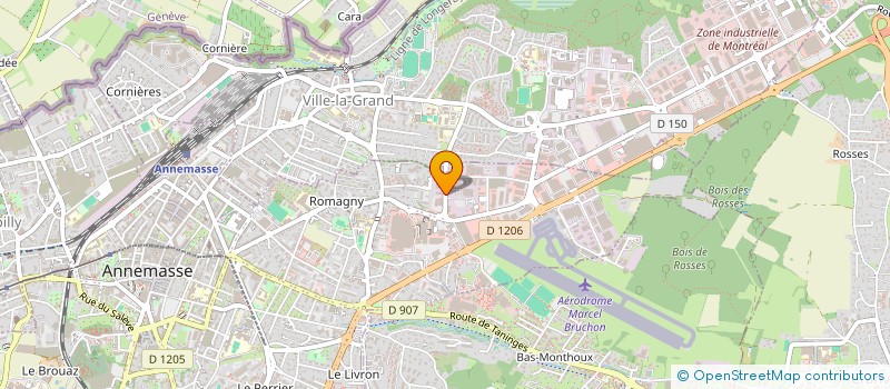 localisation de l'entreprise EDEN AUTOMOBILES ANNEMASSE  ANNEMASSE