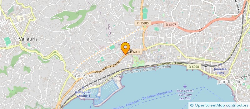 localisation de l'entreprise EDEN AZUR GESTION  VALLAURIS