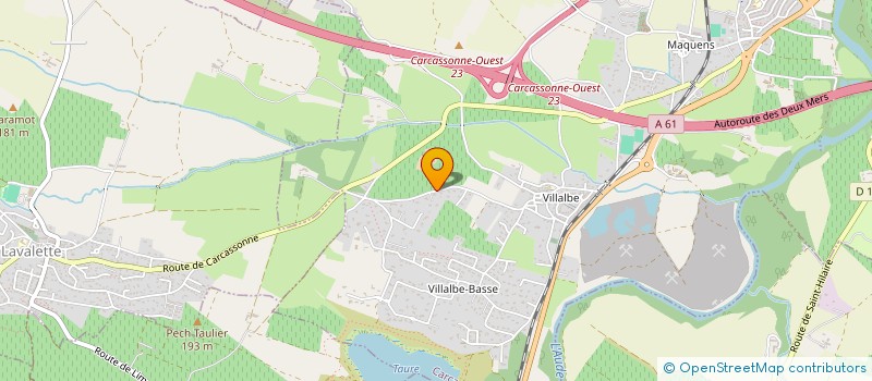 localisation de l'entreprise EDEN BABY TEAM  CARCASSONNE