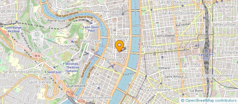 localisation de l'entreprise EDEN BELT à LYON