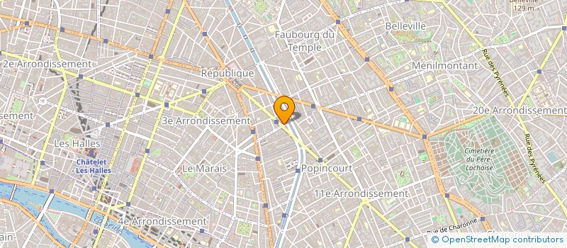 localisation de l'entreprise EDEN CAFE  PARIS