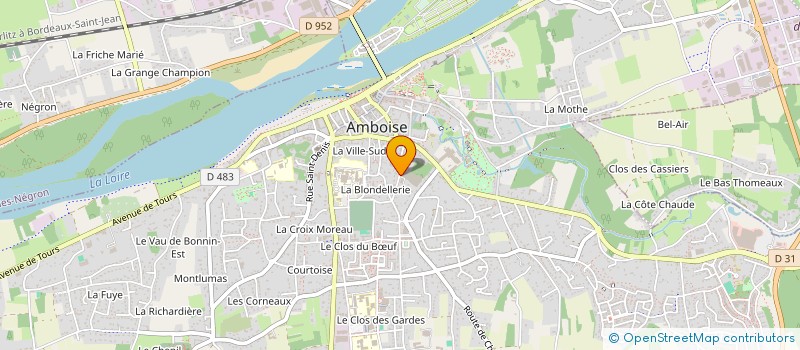 localisation de l'entreprise EDEN CAFE à AMBOISE